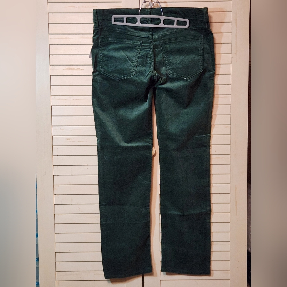 Low Rise Velvet '90s Slim Straight Pants - Picture 13 of 13